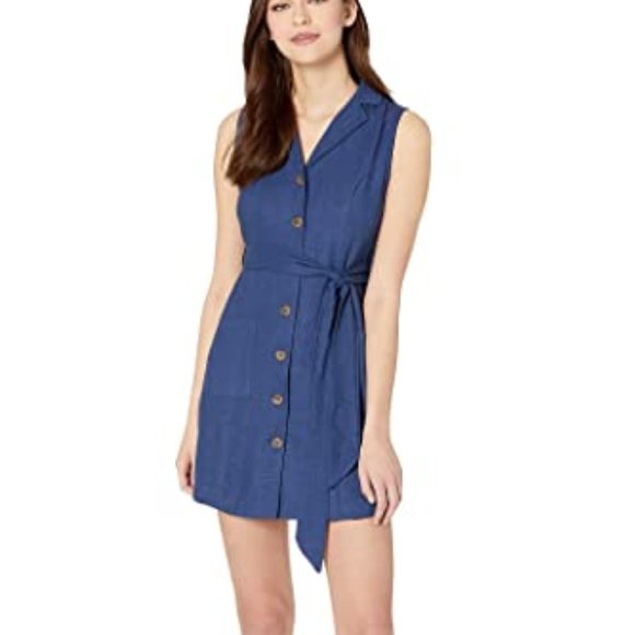 Lost + Wander Out of the Blue Mini Dress - Picture 1 of 9